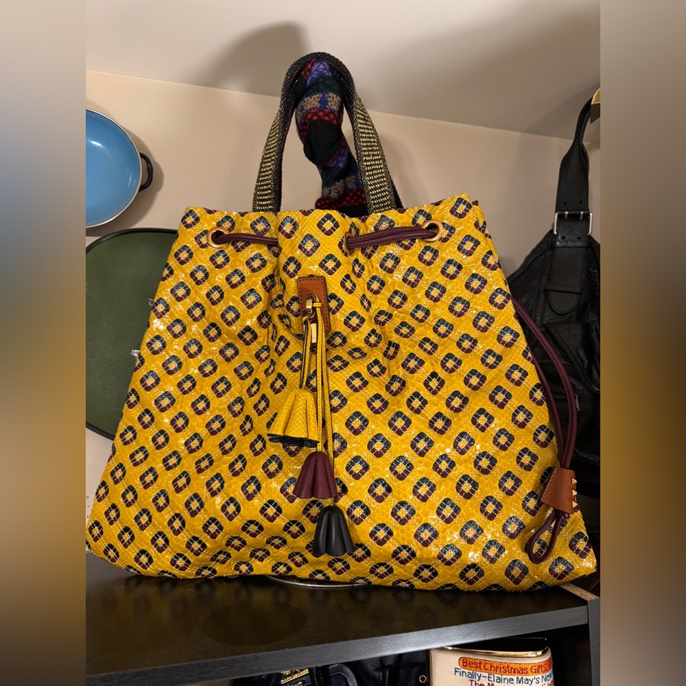 Vintage Y2K Marc Jacobs Exotic Snakeskin Robert Duffy Lexie Tote